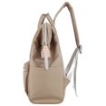 thumbnail image 4 of Mochila himawari 1881-Khaki de lona impermeable con puerto USB de 18 L, 4 of 8