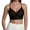 Black, variant on ,Women's Push up V Neck Seamless Bras Gathering Triangle Cup Wireless Bralettes No Underwire Comfort Backless Bra Black M