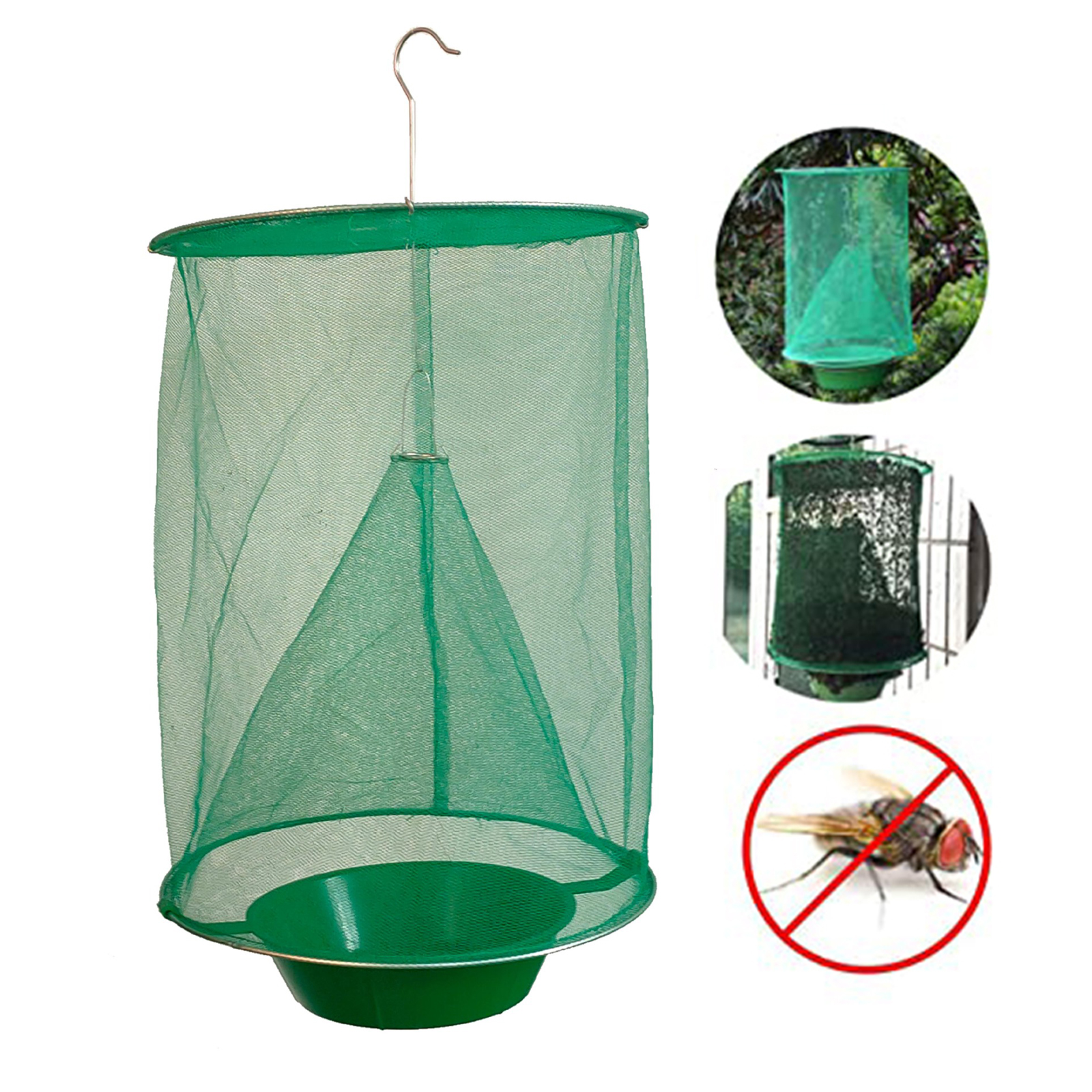 Folding Hanging Fly Bag Trap Fly Catcher Trap Bag - China Fly Catcher and  Fly Trap price