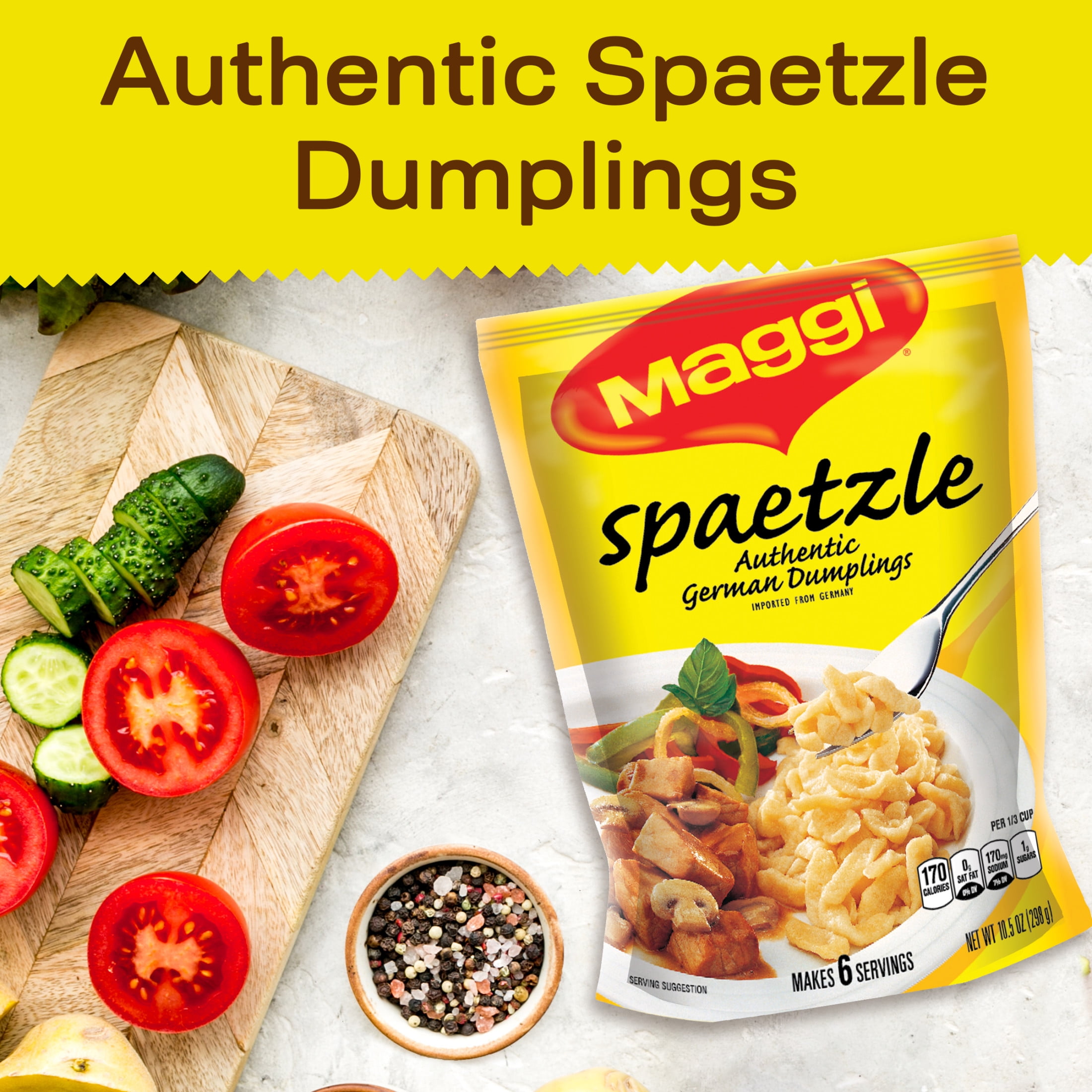 (3 pack) Maggi Spaetzle Authentic German Dumplings 10.5 oz