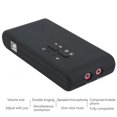 thumbnail image 3 of 7.1 Stereo Sound Card Usb Optical Interface Dual Microphone Connector True 8 Channel External Sound Card Black, 3 of 5