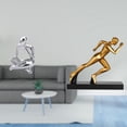 thumbnail image 2 of Figura Abstracta De Pensador, Escultura Artística Moderna Para Mesa, Sala De Estar, Estantería De Oficina, Entrada, Decoración Del Hogar, 2 of 8