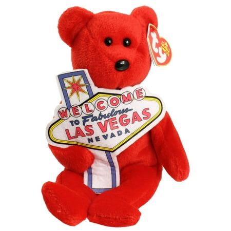 TY Beanie Baby - ACES the Bear (Las Vegas Exclusive) (8.5