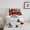 Grey White Red, variant on Feelyou Merry Christmas 01, Gold Bell Twin Comforter Sets, Glitter Stars Dots Print Reversible Bedding Set, Lightweight Room Decor,2-Piece