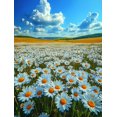 thumbnail image 1 of Qisvanset 12x16 Inch 2D Flat Framed Canvas Art, Vintage Country Landscape Minimalist Antique Living Room Home Wall Decor, 1 of 5