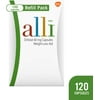 4 Pack - alli Weight Loss Aid Orlistat 60 mg Capsules,Refill Pack 120 Count Each