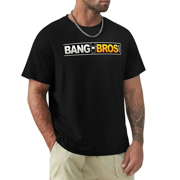Bangbros-camisetas Harajuku Vintage para hombres y mujeres ropa de calle de algodón de manga corta divertida informal de diario Unisex