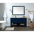 thumbnail image 6 of Elegant Decor Theo 60" Zinc Alloy MDF Single Bathroom Vanity in Blue, 6 of 8