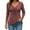Brick Red, variant on ManxiVoo Women's Peplum Blouse V Neck with Ruched Front Long Sleeve Casual Top Fashion Elegant Office Wear L Size Blue