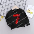 thumbnail image 1 of Spiderman Kinder sudaderas superhéroe Geburtstag Anzahl 1-9 Wunderwerke Kleidung Kawaii dibujos animados pulóver Mädchen Boy Kid ropa deportiva, 1 of 5