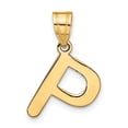 thumbnail image 1 of Diamond2Deal 14K Pendentif Initiale Lettre P en Or Jaune pour Femmes, 1 of 6
