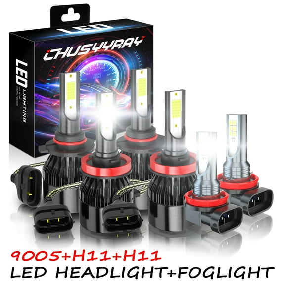 For Jeep Grand Cherokee 2014 2015-2017 2018 LED Headlights Fog Light Bulbs Kit