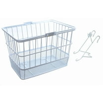 BASKET SunLite Front WIRE/MESH L/O Standard White w/BRACKET