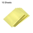 thumbnail image 3 of Uxcell 10 Paquete de Hojas de Cartulina de Foil Metálico 8 Pulgadas x 11 Pulgadas, Tono Dorado, 3 of 4