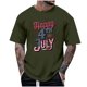 thumbnail image 2 of Tops para hombre, blusas y camisas de cuello redondo y manga corta para hombre, tops casuales de cuello redondo y manga corta con estampados especiales para hombre., 2 of 5
