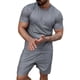thumbnail image 2 of Hombres Playera Y Pantalones Cortos Con Estampado De Rayas, 2 of 8