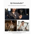 thumbnail image 5 of DJI Mic 2, micrófono Lavalier inalámbrico, cancelación de ruido, grabación interna flotante de 48 kHz y 32 bits, alcance de 820 pies (250 m), batería de 18 horas con estuche de carga, micrófono para c, 5 of 5