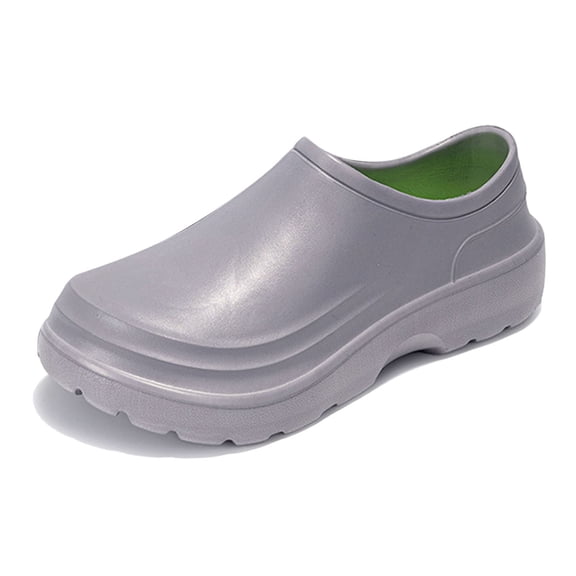 HXWCHs Chef Shoes Non- Kitchen Work Clogs for Men and Women Durable Restaurant Footwear 11 Gray