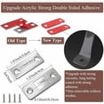 thumbnail image 2 of Ultra Thin Magnetic Catch For Kitchen Closet, Low Profile Space Saving For Ultra Thin Cabinet Magnetic Door Catch With Strong Adhesive Sticker, 2PCS, 2 of 5