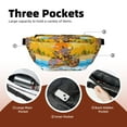 thumbnail image 4 of Naloa Animals on Noah's Ark1 Print Running Belts for Men Women,Running Fanny Pack with 2-Zipper Pockets,Waterproof Waist Pack for Travel Hiking Running Outdoor Sports, 4 of 8