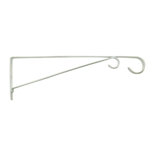 Panacea 85552 Hanging Plant Bracket, White, 15-Inch