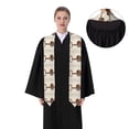 thumbnail image 4 of Zufioo Books Key To Knowledge Print Graduation Shawl Ribbon, Graduation Ribbon for Male and Female Graduates-Flattened, 4 of 7