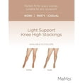 thumbnail image 2 of MeMoi Women's Light Support Knee Highs - Womens - Female, Queen 10-13, Honey, 2 of 8