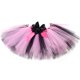thumbnail image 3 of Falda tutú de bruja para niñas pequeñas, mullida, negra y rosa, para fiestas, bailes, disfraces de Halloween, 3 of 5