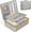 Silver, variant on Document Organizer with 5200? Heat Insulated, and Fireproof Document Box,Portable Travel Safe Storage Box for Important Documents,File and Birth Certificate,