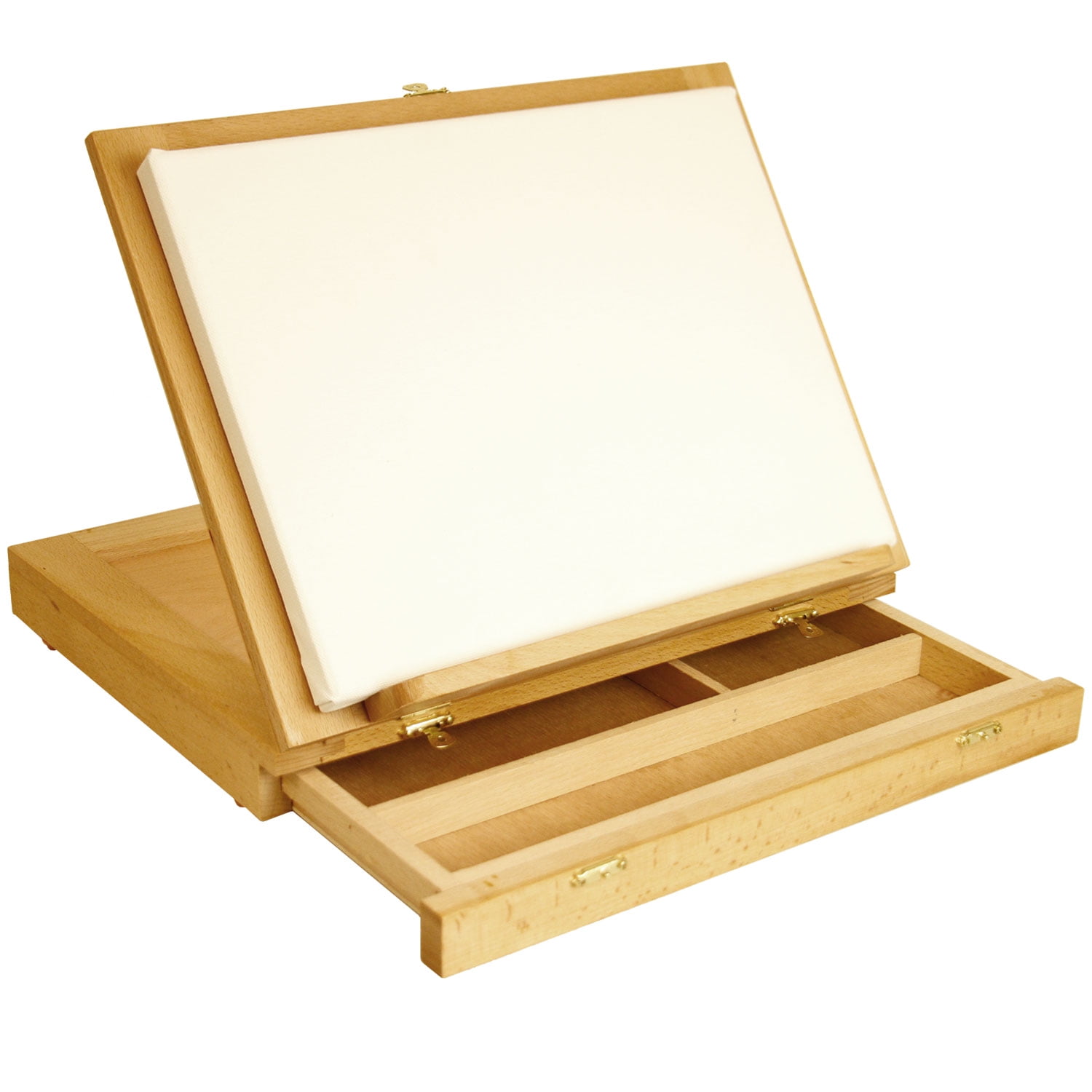 Us Art Supply Solana Adjustable Wood Desk Easel With Drawers