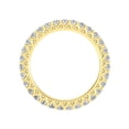 thumbnail image 4 of Certified 1.00 Carat TW Women's Natural Diamond Eternity Rings in 10k Yellow Gold (F Color, SI2 Clarity), 4 of 5