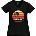 thumbnail image 3 of Inktastic Puerto Rico Vacation Cruise Women's Plus Size V-Neck T-Shirt, 3 of 5