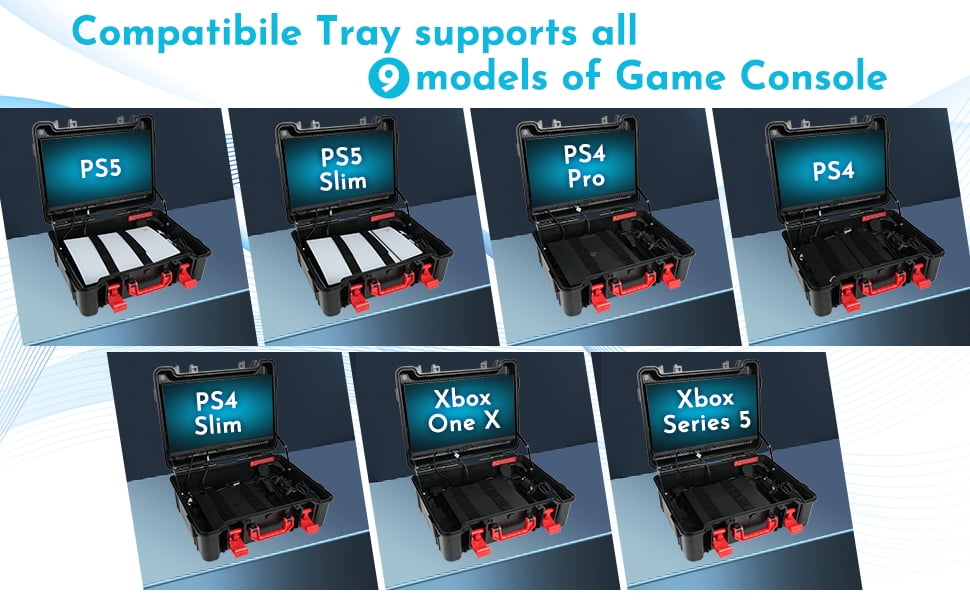 Gamersbox Portable Travel Case with 21.5” Monitor - Gaming Freedom