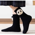 thumbnail image 2 of Womens Winter Socks, Mid Tube Socks with Fleece for Warmth and Cold Protection, 2 of 5