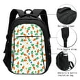 thumbnail image 3 of Balery Cute Carrot Print USB Charging Backpack for Men and Women - Water-Resistant, Anti-Theft Laptop Backpack with USB Port for Travel, Work, School, and College, 3 of 7