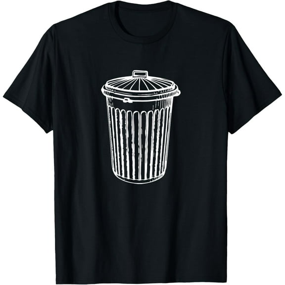 Trash Can Shirt Funny Halloween Costume Gift Tee T-Shirt