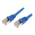 thumbnail image 1 of StarTech.com 7 ft. (2.1 m) Cat5e Ethernet Cable - Patch Cable - Shielded - Blue - Ethernet Network Cable (S45PATCH7BL) - Patch cable - RJ-45 (M) to RJ-45 (M) - 7 ft - shielded - CAT 5e - molded, snagless - blue, 1 of 2