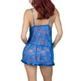 thumbnail image 3 of Women's Adult Lingerie Night Wear Lace Babydoll Chemise with G-String Thong, 3 of 4