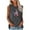 Dark Gray, variant on Women's American Flag Print Sleeveless Tunic - V-Neck Casual Top, Flowy for Beach & Patriotic Gatherings