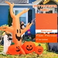 thumbnail image 3 of Patiojoy 8FT Halloween Inflatable Decoration, Blow Up Dead Tree w/ Waterproof Air Blower Built-in?LED Lights 2 Ropes & Stakes Holiday Decor w/ Ghost Owl Pumpkin for Yard Garden Lawn, 3 of 9