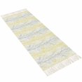 thumbnail image 2 of Yellow Gray Entryway Runner Rug 2x4ft,Pastoral Botanical Branch Aesthetics Washable Woven Living Room Hallway Bedroom Kitchen Carpet with Tassels,Indoor Outdoor Throw Door Mat for Entryway, 2 of 5