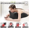 thumbnail image 3 of Ergonomic Prone Sleep Pillow with Partitioned Support, Bed Lounger Cushion for Phone Use, Neck & Arm Support Pillow, 3 of 6