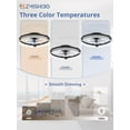 thumbnail image 2 of Ventilador de Techo ZMISHIBO 20" LED Regulable 6 Velocidades 120V, 2 of 7