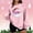 Pink, variant on RKSTN Black Crew Neck Sweatshirts Women Cute Santa Claus Print Christmas Pullover Light Fleece Comfy Fall Winter Going Out Long Sleeve Tops for Women