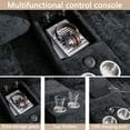thumbnail image 4 of Canapé Sectionnel Moderne en Forme de U - 125,9 Po en Chenille avec Fauteuil Inclinable et USB, 4 of 8