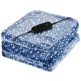 thumbnail image 1 of Electric Heated Blanket, Light Blue For Versatile Use, Auto Shutoff Safety, Ultra Soft Sherpa Berber Fleece Comfort, Energy Efficient Design, 5 Speed Temperature Control, Multi-Scenario Application, 1 of 5