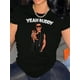 thumbnail image 1 of Camisetas con gráficos clásico para mujeres y adolescentes y niñas, playera de verano con estampado estéticoCreative English Hip-Hop Youth Pattern Printed Women'S Fashionable Round Neck Short Sleeve, 1 of 6