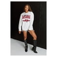 thumbnail image 3 of Women's Gameday Couture  White Tampa Bay Buccaneers Swift Strike Essential Oversized Long Sleeve T-Shirt, 3 of 4