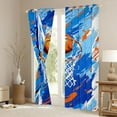 thumbnail image 3 of Castle Fairy Sport Basketball Black Out Curtains for Kids Teens Adults,Ball Gamer Curtains Pack of 2 (42x63 Each),Abstract Graffiti Splash Bedroom Curtains,Microfiber Bedroom Decor, 3 of 6