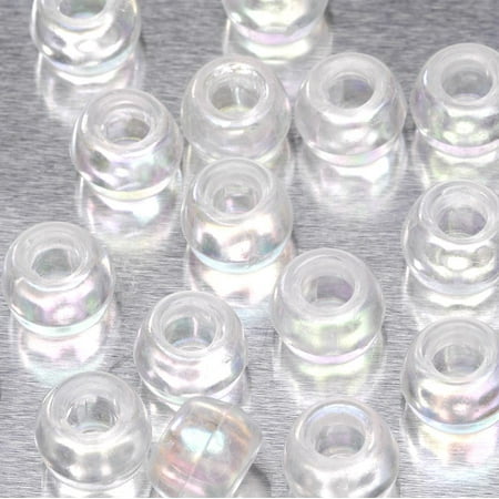 Darice Crystal Beads - Darice Crystal Craft Pony Beads, 6 x 9 mm, 360 Pieces